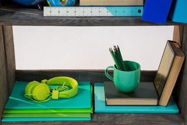 A split screen showing two different homeschooling setups: on one side, a desk with textbooks and a globe, representing a traditional approach; on the other side, a laptop with a child engaged in an online learning program, representing a modern approach.