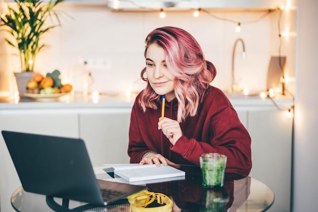 A person happily studying at home, highlighting the convenience of online education.