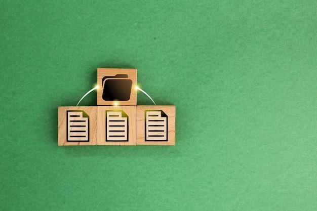 A conceptual image of a data backup process, showing files being copied onto a secure cloud storage system, with a green checkmark indicating successful backup completion.
