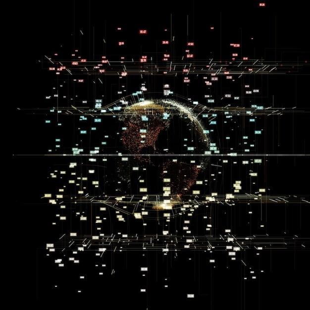 A graphical representation illustrating the evolution of AI algorithms over time, highlighting the increasing complexity and efficiency of deep learning, natural language processing, and computer vision technologies.