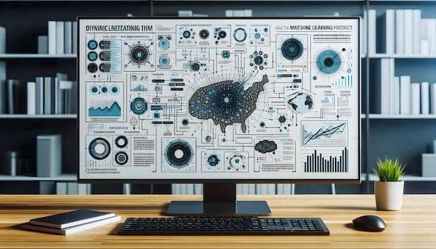 A screenshot of different AI content creation tools displayed on a monitor, with focus on features like content generation, SEO optimization and analytics dashboards.